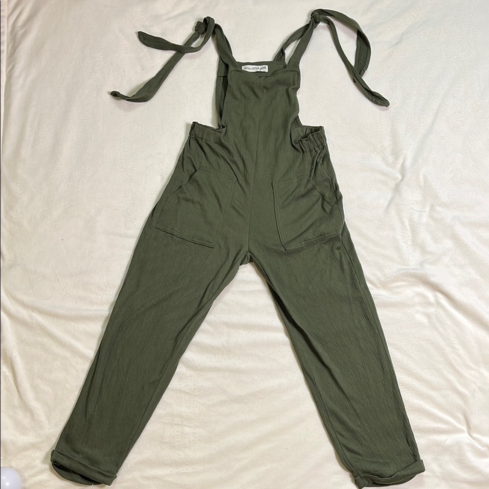 Vanilla Star Green Jumpsuit with Relaxed Fit